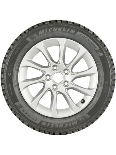 фото протектора и шины X-Ice North 4 Шина Michelin X-Ice North 4 255/45 R19 104H